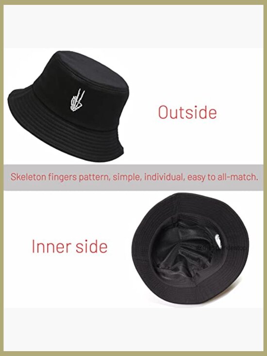 Cotton Bucket Hat for Summer Travel Sun Beach Outdoor Fisherman Cap main image 5